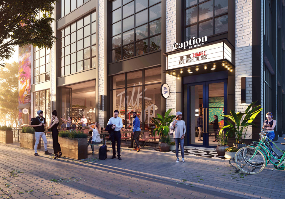 Hospitality architectural rendering — Hotels & Resorts