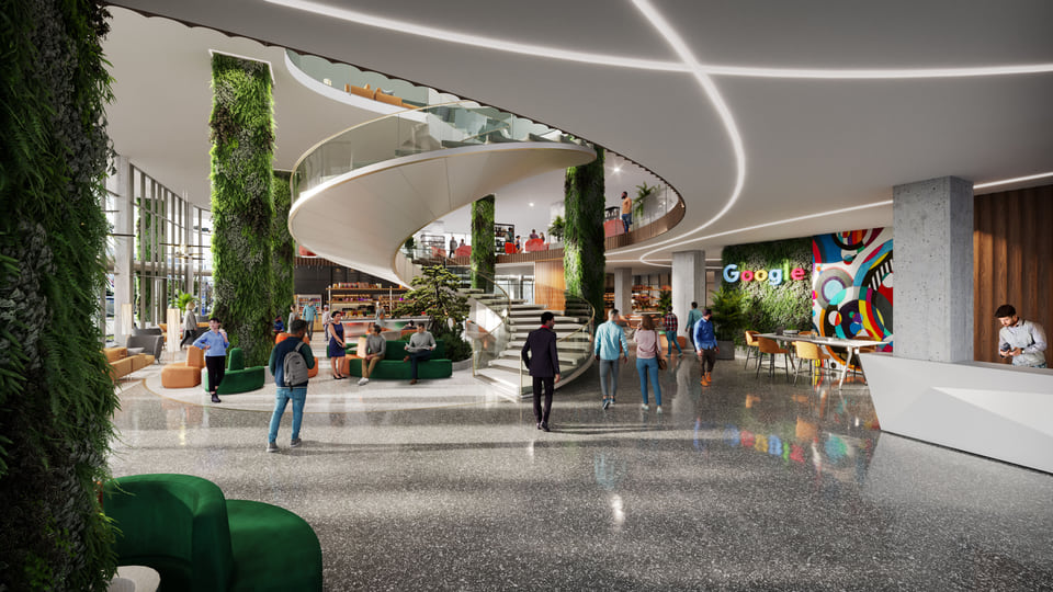 Commercial architectural rendering — Corporate & Retail Spaces